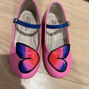 Sophia Webster little girl pink butterfly shoe size 11